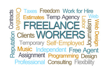 Freelance Workers Word Cloud