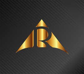 Fototapeta premium Abstract letter R icon 