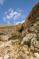Mountains of the canyon Negev Desert in Israel