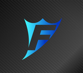 Letter F logo
