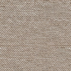 Natural linen uncolored canvas background. Seamless square textu