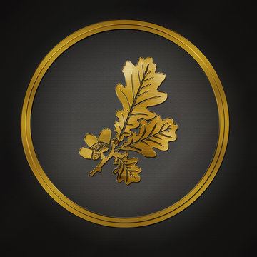 Eichenblatt - Eichel - Gold.jpg