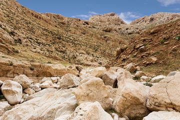 Fototapeta premium Mountains of the canyon Negev Desert in Israel