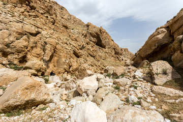 Mountains of the canyon Negev Desert in Israel