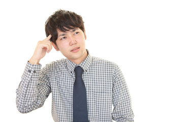 苦悩するビジネスマン