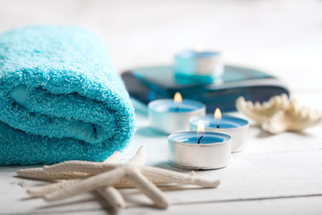 SPA still life with towel