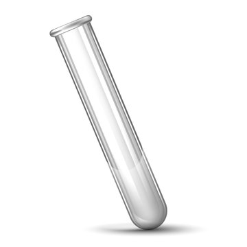 Illustration of scientific glassware - test tubes
