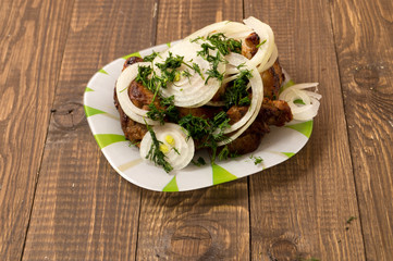 Fried chicken for dinner