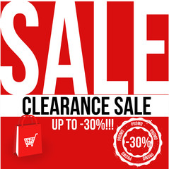 Sale poster vector