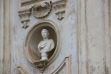 Rome,Italy,bust,Villa Borghese.