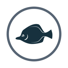 Sea fish icon