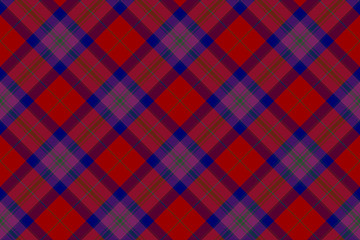 Pride of scotland autumn tartan seamless diagonal pattern