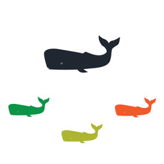Sperm whale icon