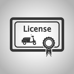 License to drive icon