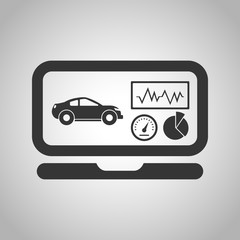 Car diagnostics icon