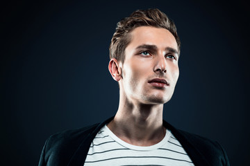 Obraz premium Nice concept for young businessman