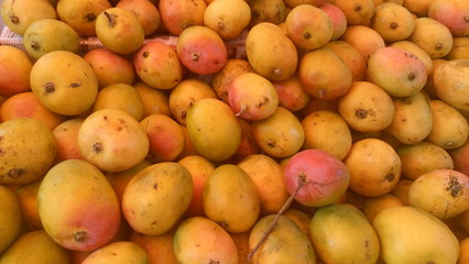 Full frame shot of mangoes for sale