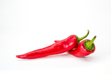 pepper paprika on a white background