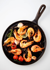 Speciality prawn appetizer with spicy seasoning