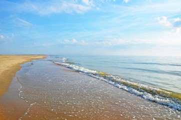 Fototapeta na wymiar beach scene, north sea