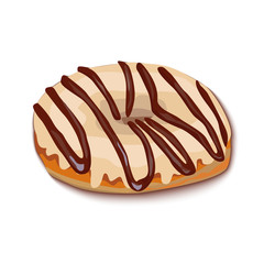Donut, vector illustration
