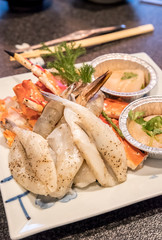 Fresh seafood
