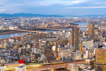 Fototapeta na wymiar Osaka Skylines