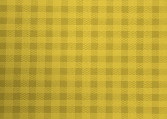 yellow picnic tablecloth for background