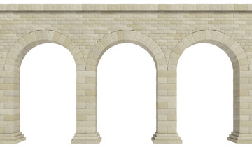 arch on a white background