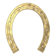 horseshoe on a white background