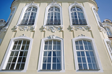 Obraz premium hochwertig sanierte Stuckfassade