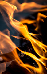 background flame fire