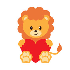 lion and heart