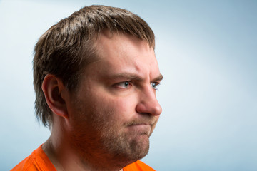 Obraz premium Gloomy man