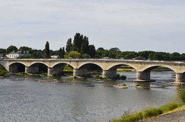 Fototapeta na wymiar France, bridge over Loire