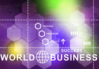 Digital business background