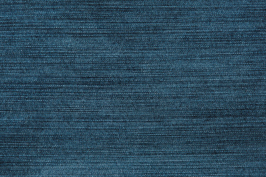 Blue background of denim fabric