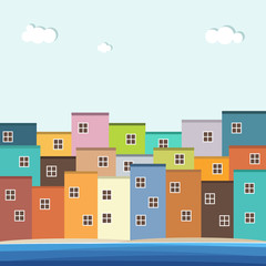 Colorful Houses For Sale / Rent. Real Estate