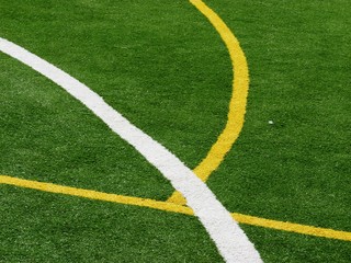 Obraz premium football playing field in salford manchester