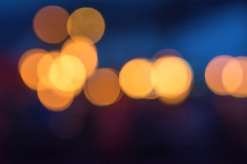 Abstract circular bokeh