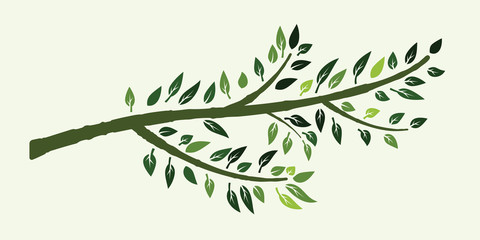 tree branch vector