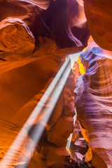Colorful formations in Antelope canyon, Page, Arizona, Usa