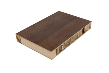 wooden materials isolated