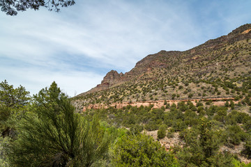 Fototapeta na wymiar West Clear Creek in Arizona.