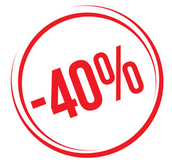 40%