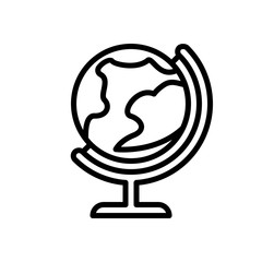 Globe Outline Icon
