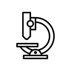Microscope Outline Icon