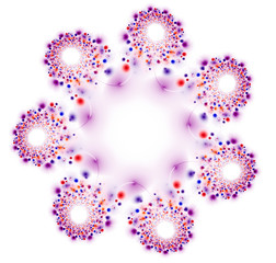 Abstract fractal illustration for creative design