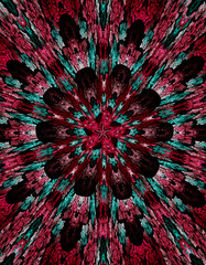 Abstract fractal illustration for creative design