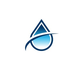 Fototapeta premium Drop water logo
